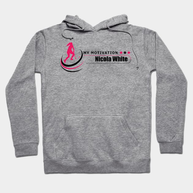 My Motivation - Nicola White Hoodie by SWW